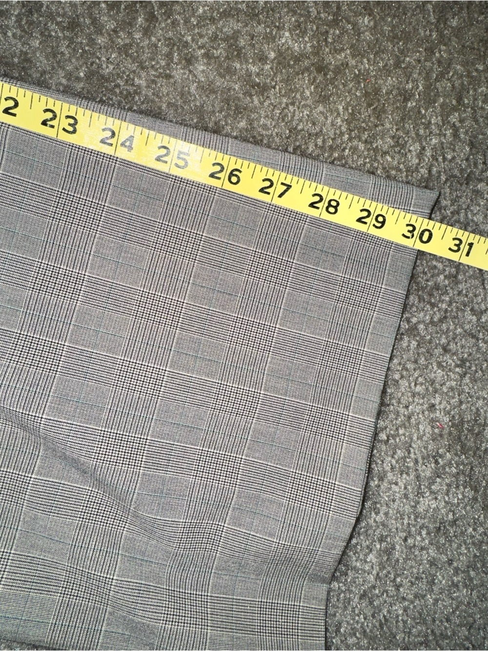 New York & Company Gray Plaid Flare Pants 4 Tall - Picture 10 of 11
